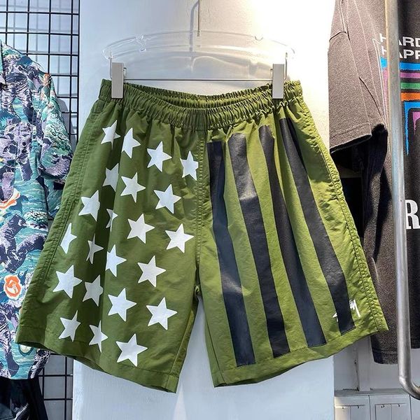 men's shorts cpfm.xyz stripe stars print men women fashion summer sports basketball casual hip hop breechcloth, White;black
men's shorts cpfm.xyz stripe stars print men women fashion summer sports basketball casual hip hop breechcloth, White;black