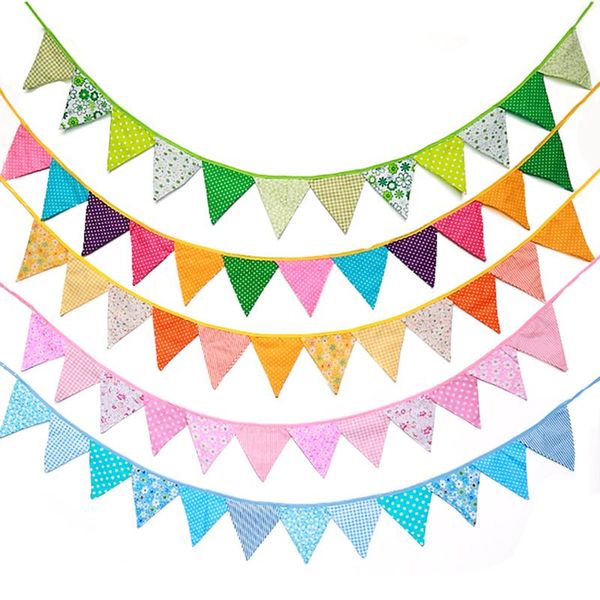 party decoration 2.7m fabric garlands banner flags pennant bunting for kids room baby shower birthday wedding decorations
party decoration 2.7m fabric garlands banner flags pennant bunting for kids room baby shower birthday wedding decorations