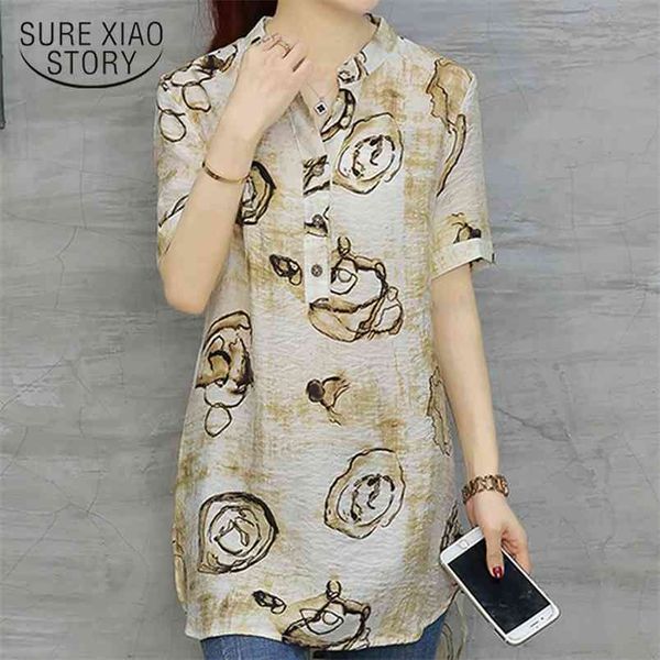 plus size summer autumn casual women and blouses v neck print shirt short fashion nice female shirts d532 210421, White
plus size summer autumn casual women and blouses v neck print shirt short fashion nice female shirts d532 210421, White