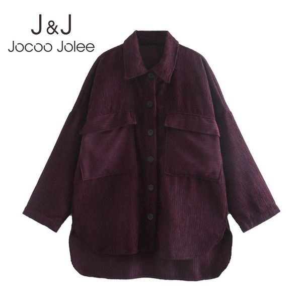 jocoo jolee spring long sleeve slim long shirt vintage corduroy blouse women elegant offce lady turn-down collar jacket 210518, White
jocoo jolee spring long sleeve slim long shirt vintage corduroy blouse women elegant offce lady turn-down collar jacket 210518, White