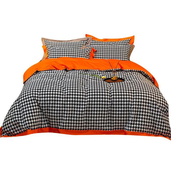 bedding sets modern simple 100% cotton set satin houndstooth pattern mixed color four pieces m45
bedding sets modern simple 100% cotton set satin houndstooth pattern mixed color four pieces m45
