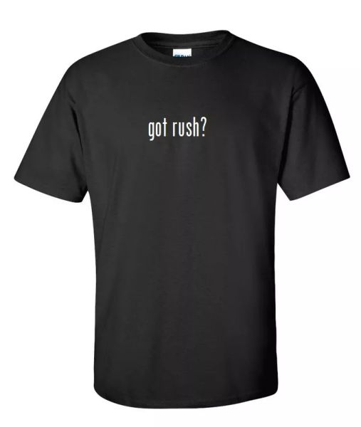 got rush cotton t-shirt shirt solid black white funny gift concert s - 5xl, White;black
got rush cotton t-shirt shirt solid black white funny gift concert s - 5xl, White;black