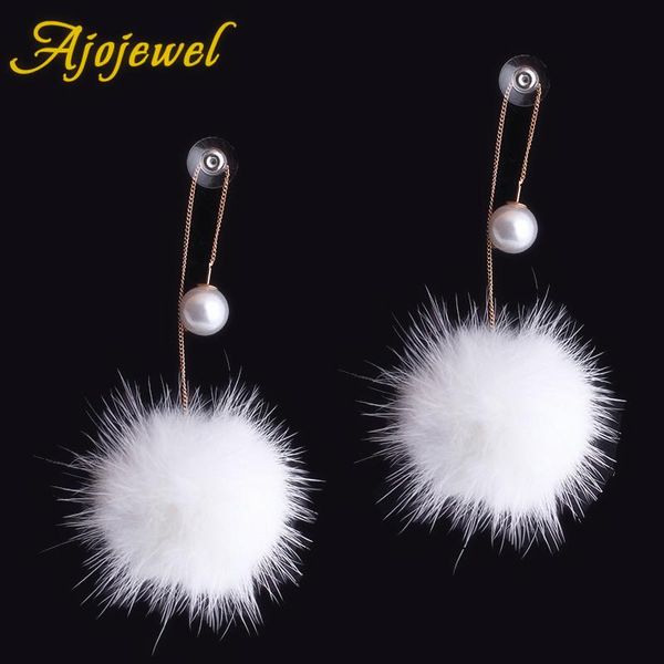 dangle & chandelier ajojewel fashion cute faux fur ball drop earrings for women simulated pearl ear line long jewelry christmas gift, Silver
dangle & chandelier ajojewel fashion cute faux fur ball drop earrings for women simulated pearl ear line long jewelry christmas gift, Silver