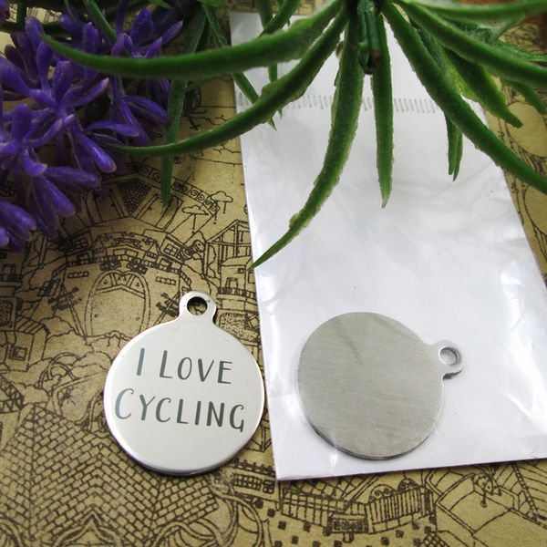 40pcs--stainless steel charms"i love cycling" more style choosing diy pendants fo necklace, Bronze;silver
40pcs--stainless steel charms"i love cycling" more style choosing diy pendants fo necklace, Bronze;silver