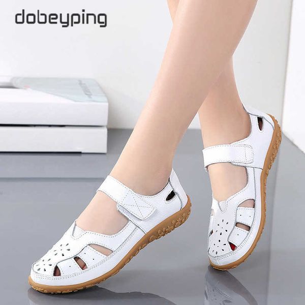 dping woman summer leather vintage sandals buckle casual sewing women's hollow sandalias female ladies platform shoes 210624, Black
dping woman summer leather vintage sandals buckle casual sewing women's hollow sandalias female ladies platform shoes 210624, Black