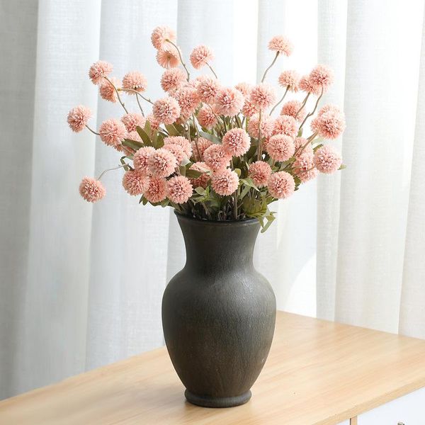 decorative flowers & wreaths 1pcs 5heads artificial flower silk pompon mum dandelion 26cm fake plant home garden christmas party decoration 
decorative flowers & wreaths 1pcs 5heads artificial flower silk pompon mum dandelion 26cm fake plant home garden christmas party decoration
