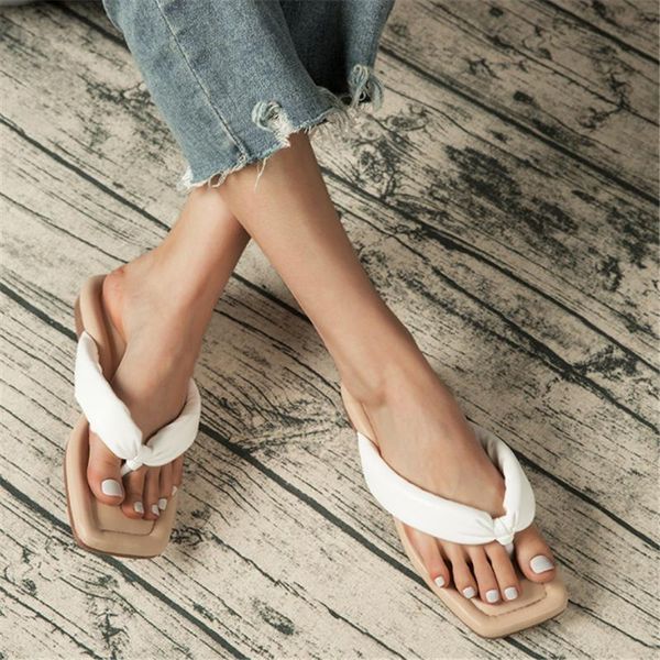 flip flops women's flat fashion brand slippers outdoor casual slides summer sandals square toe, Black
flip flops women's flat fashion brand slippers outdoor casual slides summer sandals square toe, Black