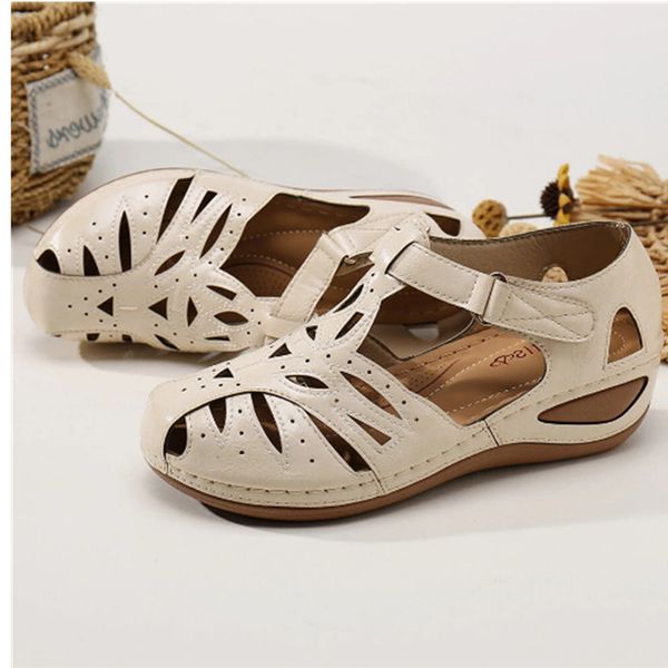 2021 womens wedges vintage sandals ladies hook loop beach casual shoes female hollow out breathable footwear suumer plus size, Black
2021 womens wedges vintage sandals ladies hook loop beach casual shoes female hollow out breathable footwear suumer plus size, Black
