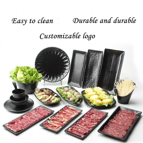 dishes & plates vacclo black melamine plate tray dinner sushi steak fish eco-friendly tableware for kitchen el
dishes & plates vacclo black melamine plate tray dinner sushi steak fish eco-friendly tableware for kitchen el