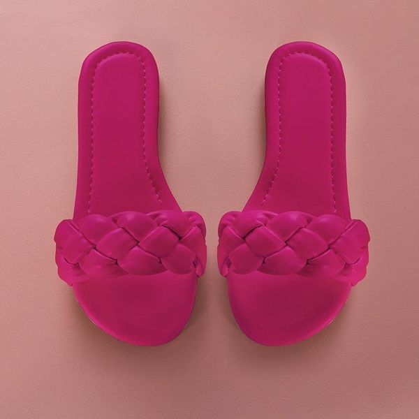 sandals 2021 summer flat bottom fashion ladies slides big size 38-40 slip on women outside beach solid color shoes, Black
sandals 2021 summer flat bottom fashion ladies slides big size 38-40 slip on women outside beach solid color shoes, Black