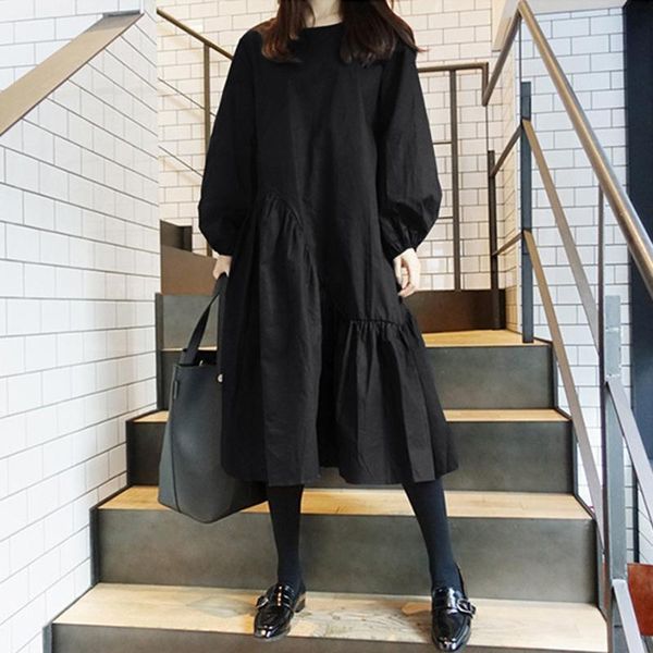 casual dresses plus size o neck dress women's sundress zanzea 2021 spring long vestidos female loose ruffle patchwork retro robe, Black;gray
casual dresses plus size o neck dress women's sundress zanzea 2021 spring long vestidos female loose ruffle patchwork retro robe, Black;gray