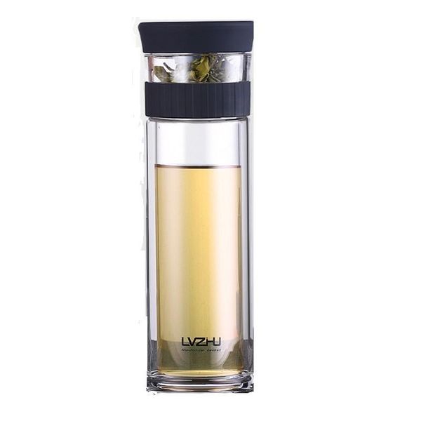 300ml/400ml portable double wall borosilica glass tea infuser bottle of water with lid filter automobile car cup creative gift bottles
300ml/400ml portable double wall borosilica glass tea infuser bottle of water with lid filter automobile car cup creative gift bottles