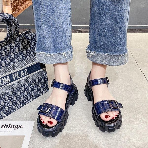 platform sandals women shoes open toe buckle summer outdoor fashion thick sole beach sandalias 2021, Black
platform sandals women shoes open toe buckle summer outdoor fashion thick sole beach sandalias 2021, Black