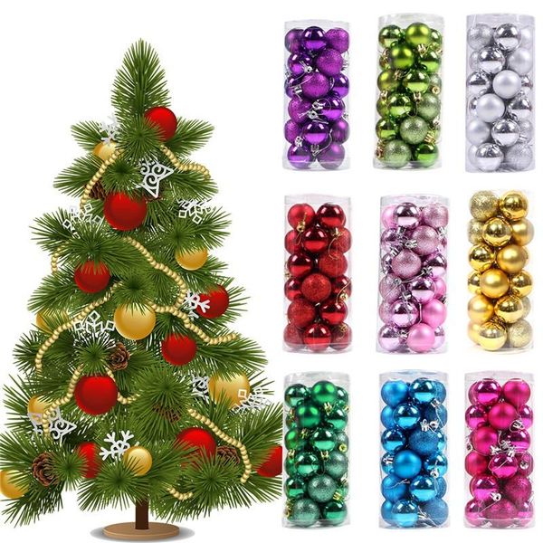 party decoration 24pcs/set 30mm christmas balls tree decorations bright ball maball powder home ornament decor happy year
party decoration 24pcs/set 30mm christmas balls tree decorations bright ball maball powder home ornament decor happy year