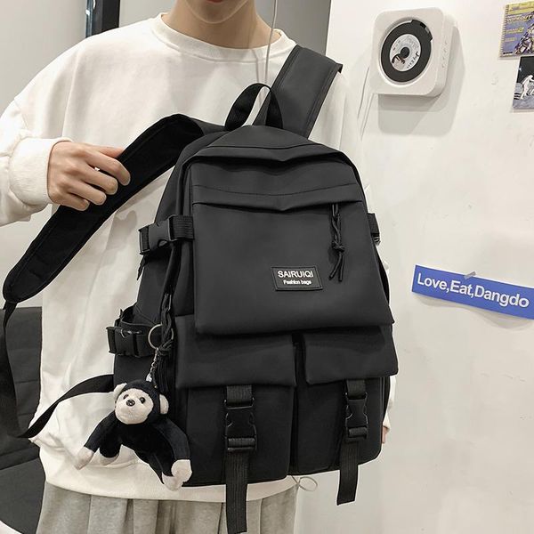 backpack casual waterproof oxford women bag large capacity school book bags for teenager 2021 women's men's travel
backpack casual waterproof oxford women bag large capacity school book bags for teenager 2021 women's men's travel