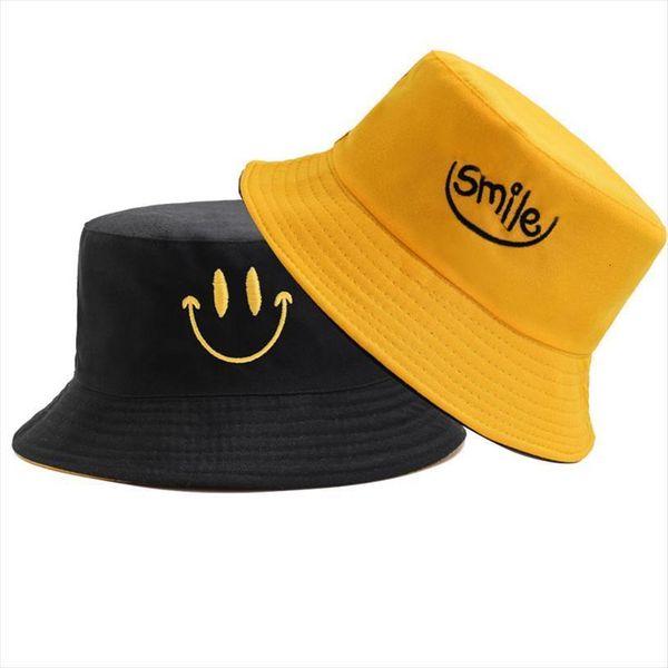 Smiling Bucket Hat Unisex Fashion Hip Hop Cap Double Sided Hats Outdoor Sun Caps For Women Men Summer Panama Beach, Blue;gray
Smiling Bucket Hat Unisex Fashion Hip Hop Cap Double Sided Hats Outdoor Sun Caps For Women Men Summer Panama Beach, Blue;gray