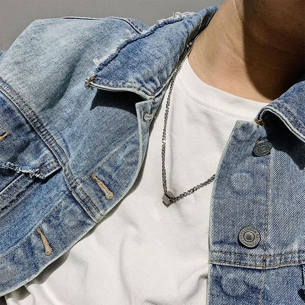 cube necklaces mens simple chains necklace on the neck fashion square pendant stainless steel long wholesale, Silver
cube necklaces mens simple chains necklace on the neck fashion square pendant stainless steel long wholesale, Silver