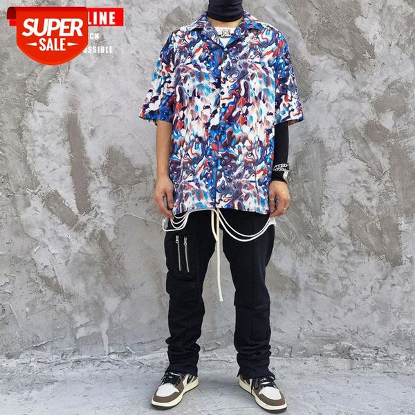tkpa hip-hop digital full-print abstract camouflage short-sleeved shirt men and women wei yi #wo11, White;black
tkpa hip-hop digital full-print abstract camouflage short-sleeved shirt men and women wei yi #wo11, White;black