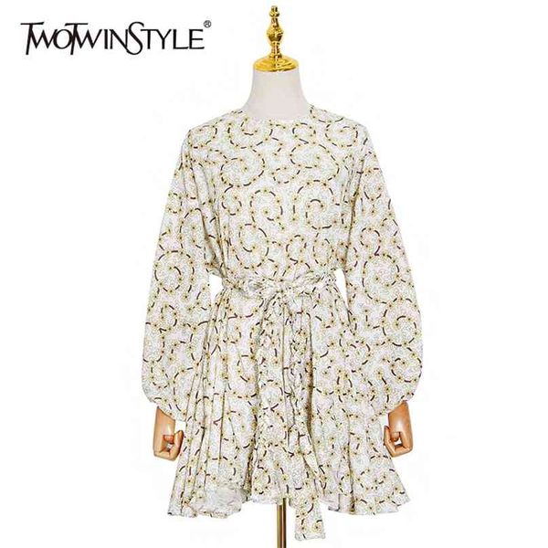 hit color print women's dress o neck high waist lace up lantern sleeve elegant dresses female clothing 210520, Black;gray
hit color print women's dress o neck high waist lace up lantern sleeve elegant dresses female clothing 210520, Black;gray