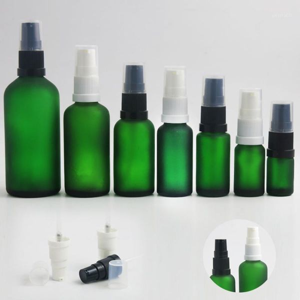 10pcs big 100ml green frost cosmetic glass bottle with pump lid skin care small empty container 5ml 10ml 15ml 20ml 30ml 50ml storage bottles
10pcs big 100ml green frost cosmetic glass bottle with pump lid skin care small empty container 5ml 10ml 15ml 20ml 30ml 50ml storage bottles