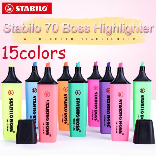highlighters 6 / 9colors textmarker boss original 70 highlighter stroke key marker, with large-capacity color small fresh marker, Black;red
highlighters 6 / 9colors textmarker boss original 70 highlighter stroke key marker, with large-capacity color small fresh marker, Black;red