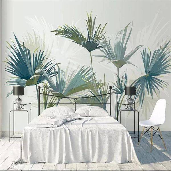 custom hand-painted nordic tropical forest palm tree sofa tv background wall mural green self adhesive wallpaper waterproof wallpapers
custom hand-painted nordic tropical forest palm tree sofa tv background wall mural green self adhesive wallpaper waterproof wallpapers