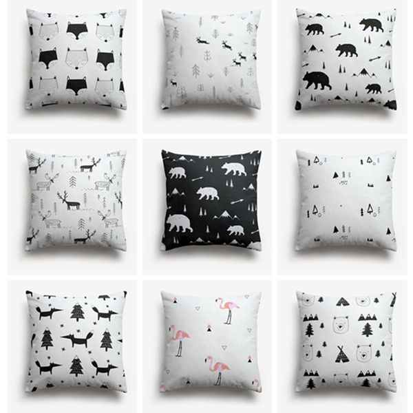 cushion/decorative pillow sweetenlife cute cartoon pattern cover black and white forest decorative throw pillows simple linen fabric cushion
cushion/decorative pillow sweetenlife cute cartoon pattern cover black and white forest decorative throw pillows simple linen fabric cushion