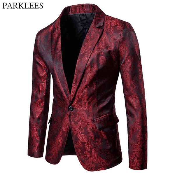 wine red paisley floral jacquard suit jacket men brand one button wedding groom tuxedo blazer male party dinner costume homme 210522, White;black
wine red paisley floral jacquard suit jacket men brand one button wedding groom tuxedo blazer male party dinner costume homme 210522, White;black