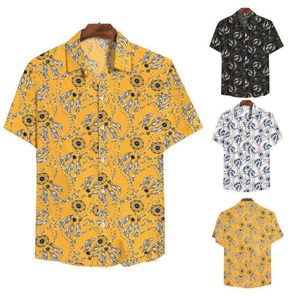 boutique fashion shirt 2021 men's beach short sleeve flower loose, White;black
boutique fashion shirt 2021 men's beach short sleeve flower loose, White;black