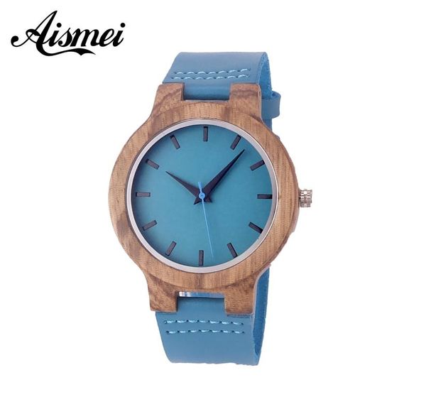 wristwatches fashion unique blue wood watch men women analog casual genuine leather strap ladies dress quartz lovers gifts, Slivery;brown
wristwatches fashion unique blue wood watch men women analog casual genuine leather strap ladies dress quartz lovers gifts, Slivery;brown