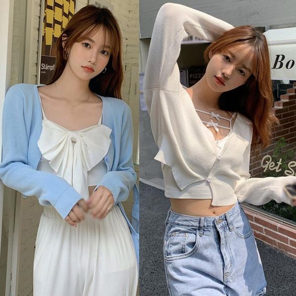 women's t-shirt ice silk knitted summer sunscreen style short cardigan coat long sleeve thin slim single-breasted jacket, White
women's t-shirt ice silk knitted summer sunscreen style short cardigan coat long sleeve thin slim single-breasted jacket, White
