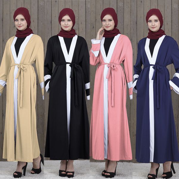 ethnic clothing casual muslim abaya striped dress ramadan middle east worship service islamic hijab belt cardigan long robes kimono ycw4, Red
ethnic clothing casual muslim abaya striped dress ramadan middle east worship service islamic hijab belt cardigan long robes kimono ycw4, Red