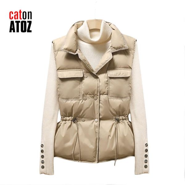 women's vests catonatoz 2304 ultra light down vest women short windproof lightweight warm waistcoat female white duck coat, Black;white
women's vests catonatoz 2304 ultra light down vest women short windproof lightweight warm waistcoat female white duck coat, Black;white