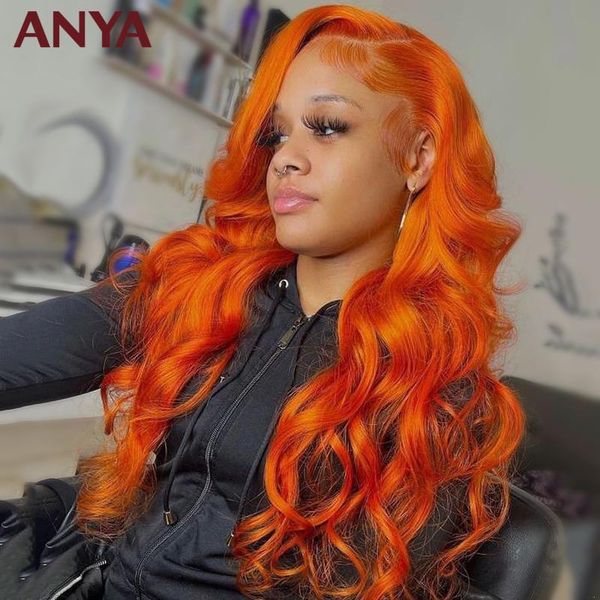lace wigs anya wig 13x4 orange front pre plucked body wave human hair transparent peruvian180% remy for black women, Black;brown
lace wigs anya wig 13x4 orange front pre plucked body wave human hair transparent peruvian180% remy for black women, Black;brown