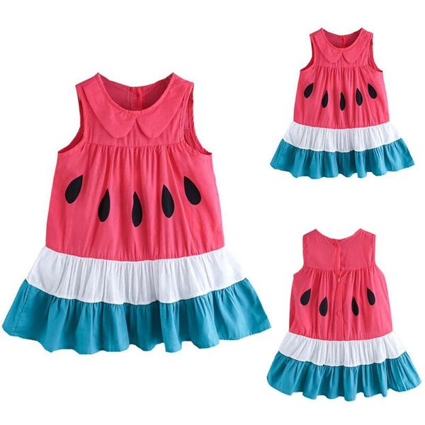 watermelon baby toddler girls sleeveless pink ruffle dress summer loose dresses girl's, Red;yellow
watermelon baby toddler girls sleeveless pink ruffle dress summer loose dresses girl's, Red;yellow