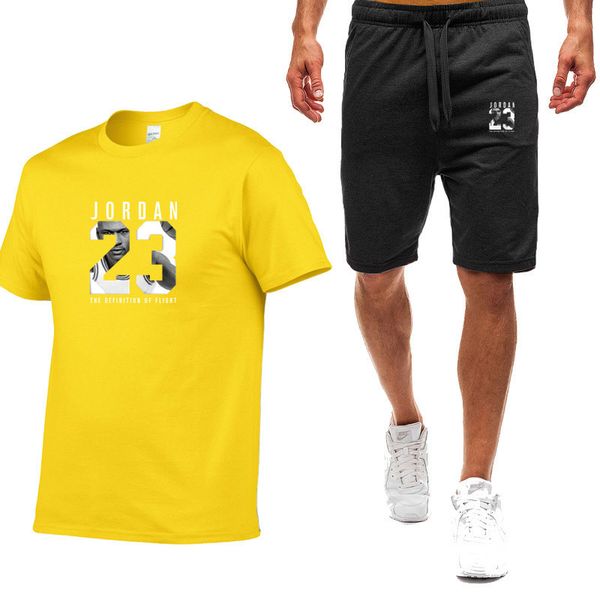 fashion men's tracksuits summer short sleeve t-shirt shorts casual sportswear two-piece suit, Gray
fashion men's tracksuits summer short sleeve t-shirt shorts casual sportswear two-piece suit, Gray