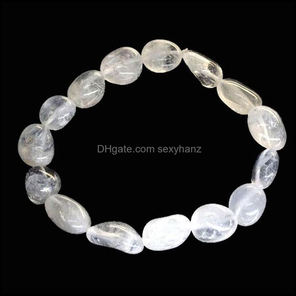 tumbled clear crystal bracelet handmade chakras reiki stone healing bracelets women natural yoga jewelry beaded, strands drop delivery 2021, Black
tumbled clear crystal bracelet handmade chakras reiki stone healing bracelets women natural yoga jewelry beaded, strands drop delivery 2021, Black