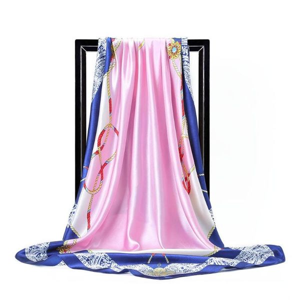 scarves large silk for women fashion print satin scarf female 90cm square shawls head hijab scarfs ladies, Blue;gray
scarves large silk for women fashion print satin scarf female 90cm square shawls head hijab scarfs ladies, Blue;gray