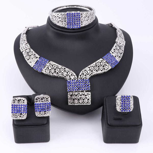 african beads jewelry set dubai crystal women wedding party necklace bangle earring ring fine jewelry sets h1022, Silver
african beads jewelry set dubai crystal women wedding party necklace bangle earring ring fine jewelry sets h1022, Silver