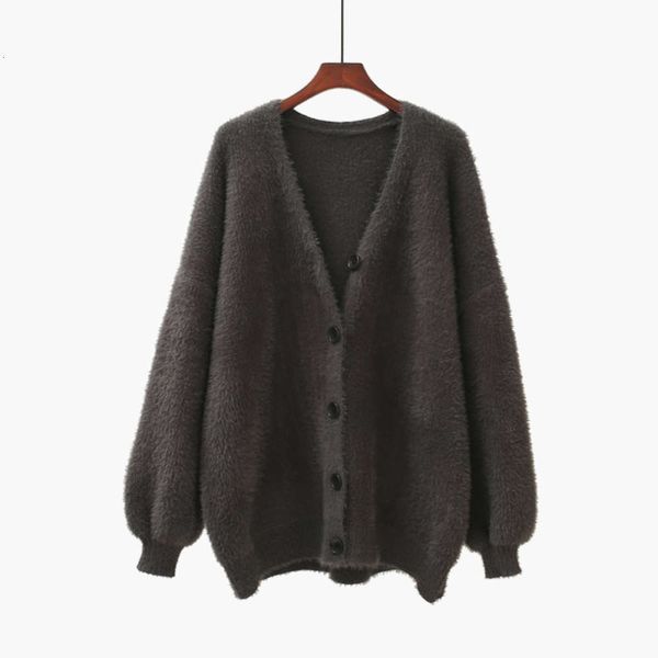 women's sweaters sweater mink like cashmere thickened coat women's spring dress korean fashion loose v-neck knitted cardigan women, White;black
women's sweaters sweater mink like cashmere thickened coat women's spring dress korean fashion loose v-neck knitted cardigan women, White;black