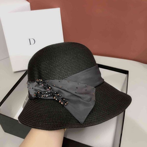 hand sewn accessories ribbon designer style straw hat refined celebrity temperament straw fisherman's hat simple basin hat girl, Blue;gray
hand sewn accessories ribbon designer style straw hat refined celebrity temperament straw fisherman's hat simple basin hat girl, Blue;gray