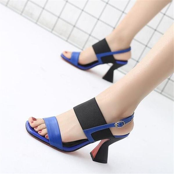 novelty strange high heels sandals female real cow leather party dress date office ladies shoes women elastic band 34-42, Black
novelty strange high heels sandals female real cow leather party dress date office ladies shoes women elastic band 34-42, Black
