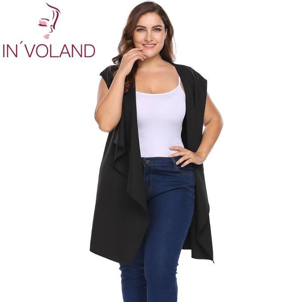 women's vests in'voland plus size xl-4xl hooded vest sleeveless coat spring autumn draped wrap belted long suit cardigan big, Black;white
women's vests in'voland plus size xl-4xl hooded vest sleeveless coat spring autumn draped wrap belted long suit cardigan big, Black;white