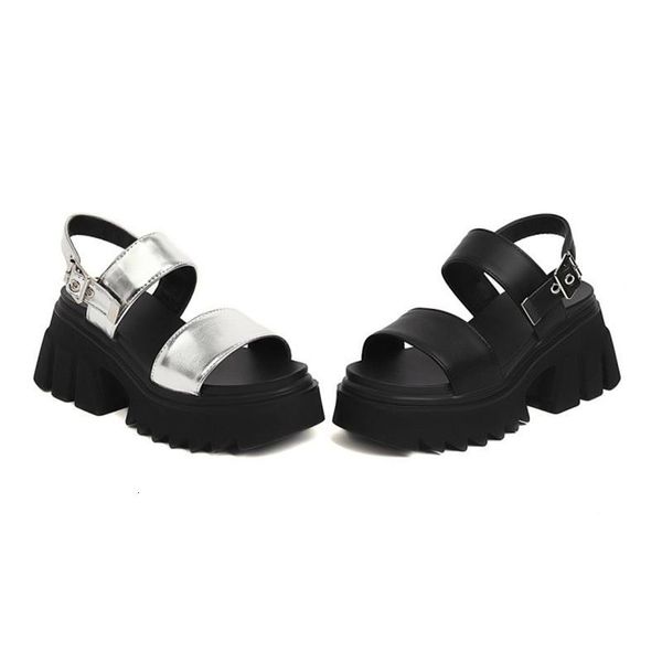 sandals fashion high platform women slingback ankle strap round toe ladies shoes summer nightclub footwear 8ssl, Black
sandals fashion high platform women slingback ankle strap round toe ladies shoes summer nightclub footwear 8ssl, Black