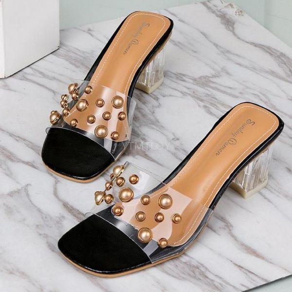 women slippers summer high heels fashion transparent pvc shoes beach party office slides size 35-39 zapatillas mujer casa, Black
women slippers summer high heels fashion transparent pvc shoes beach party office slides size 35-39 zapatillas mujer casa, Black
