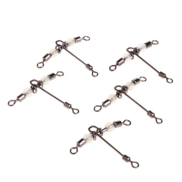 5pcs 3 way luminous t-shape rolling swivel with beads fishing swivels connector r58b hooks
5pcs 3 way luminous t-shape rolling swivel with beads fishing swivels connector r58b hooks