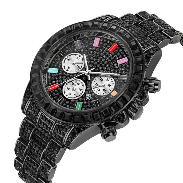 wristwatches men watch quartz clock chronograph colorful diamond steel iced out gold crystal military watches, Slivery;brown
wristwatches men watch quartz clock chronograph colorful diamond steel iced out gold crystal military watches, Slivery;brown