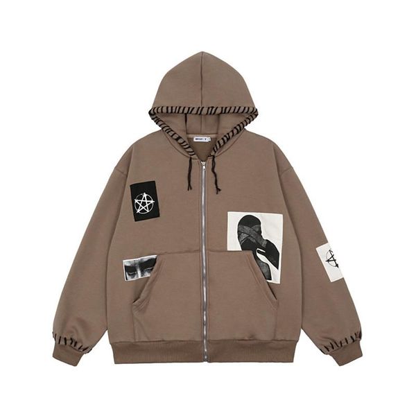 men's hoodies & sweatshirts erenejian fashion hi street oversized hip hop cardigans with hood streetwear harajuku hoodie punk, Black
men's hoodies & sweatshirts erenejian fashion hi street oversized hip hop cardigans with hood streetwear harajuku hoodie punk, Black
