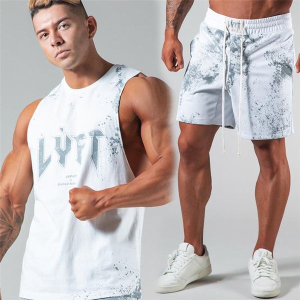 men's tracksuits mesh sportswear suits vest+shorts gym training clothes workout jogging sports set running rashguard tracksuit for men, Gray
men's tracksuits mesh sportswear suits vest+shorts gym training clothes workout jogging sports set running rashguard tracksuit for men, Gray