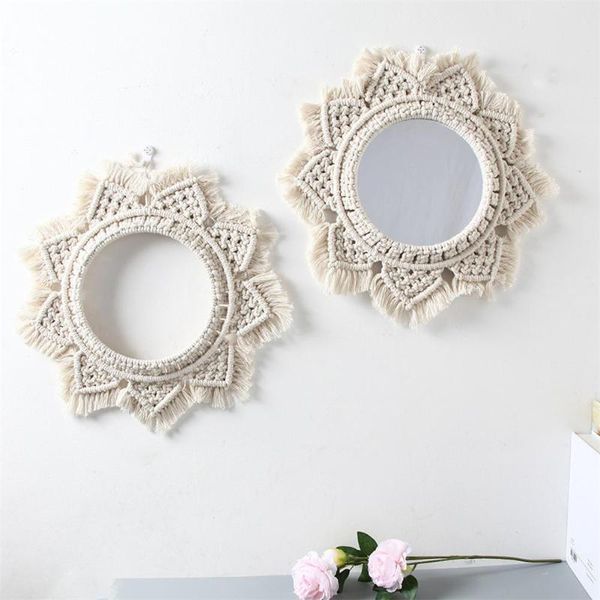 mirrors nordic macrame hanging wall mirror boho round make up apartment room art ornament dorm entryways decoration
mirrors nordic macrame hanging wall mirror boho round make up apartment room art ornament dorm entryways decoration